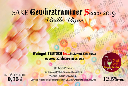 SAKEWINE Gewürztraminer Secco Vieille Vigne 2019 3er Set